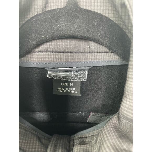 CB Sports Full Zip Performance Jacket Mock Neck Charcoal Women M Gorp Outdoor - Picture 8 of 13